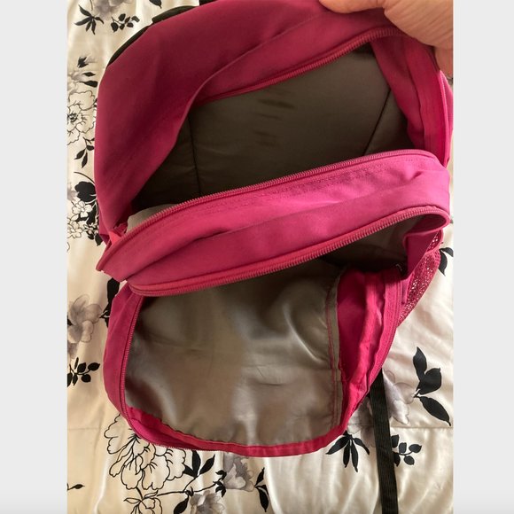 JanSport Hot Pink 5 Zipper Backpack - Picture 8 of 10